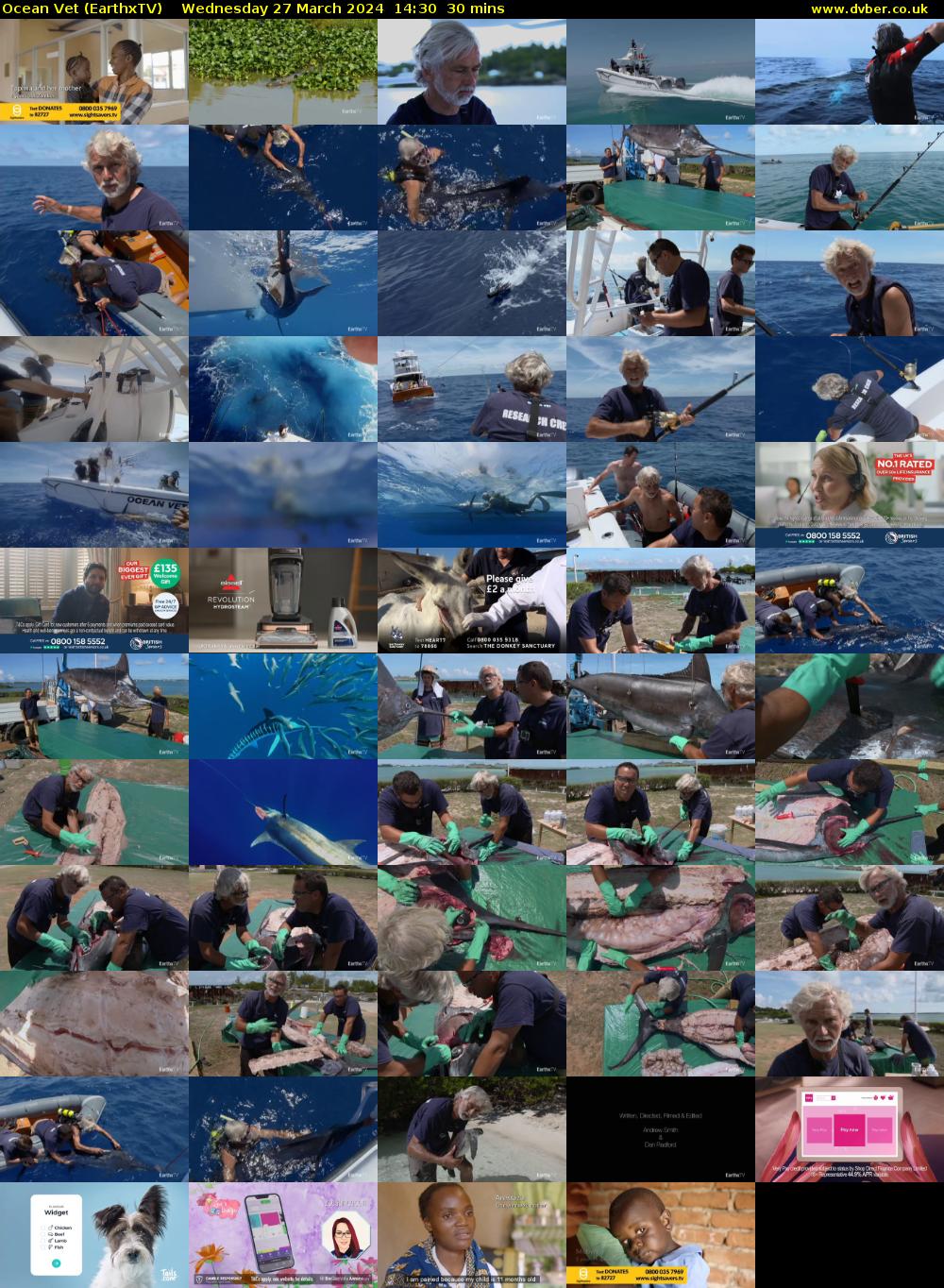 Ocean Vet (EarthxTV) Wednesday 27 March 2024 14:30 - 15:00