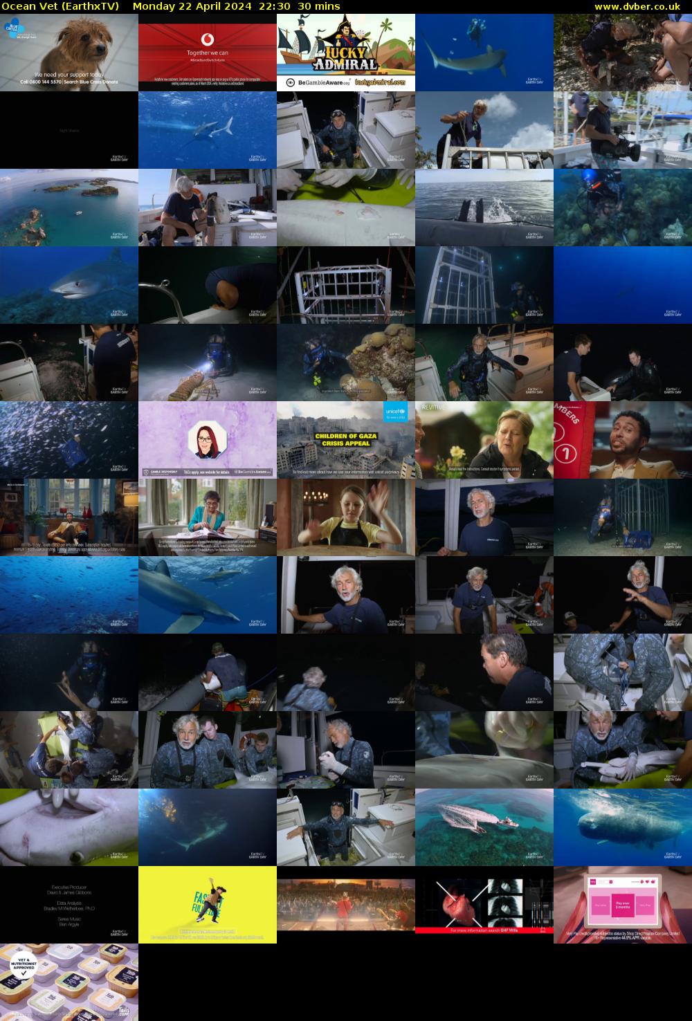 Ocean Vet (EarthxTV) Monday 22 April 2024 22:30 - 23:00