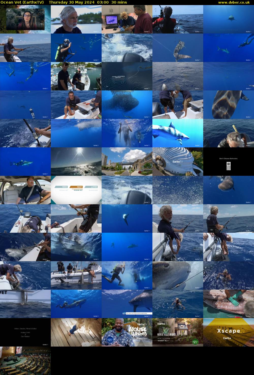 Ocean Vet (EarthxTV) Thursday 30 May 2024 03:00 - 03:30