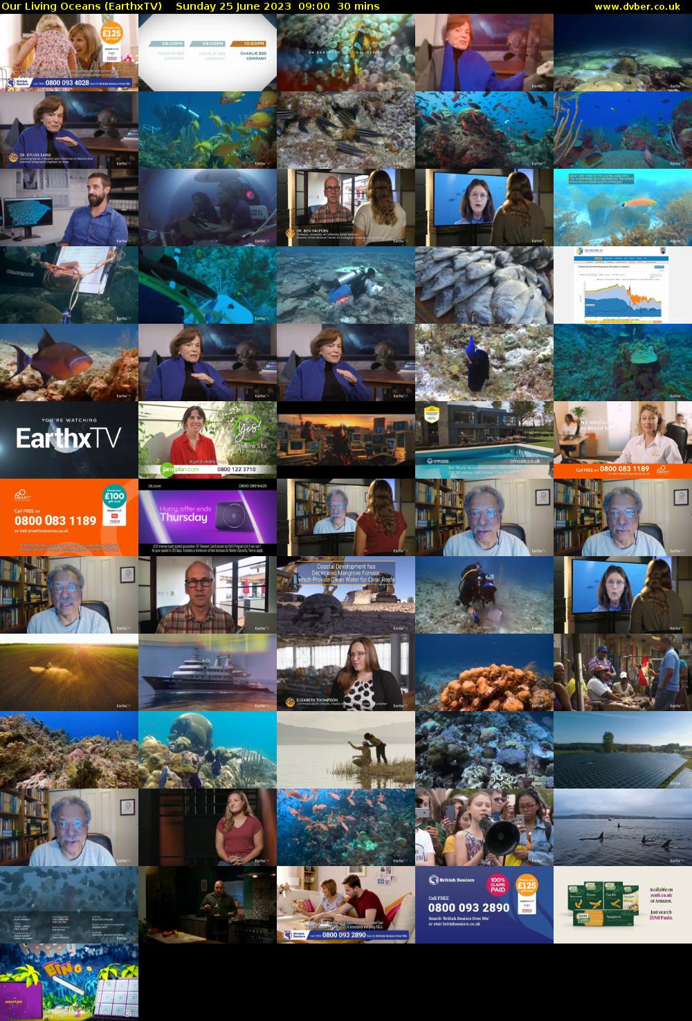 Our Living Oceans (EarthxTV) Sunday 25 June 2023 09:00 - 09:30