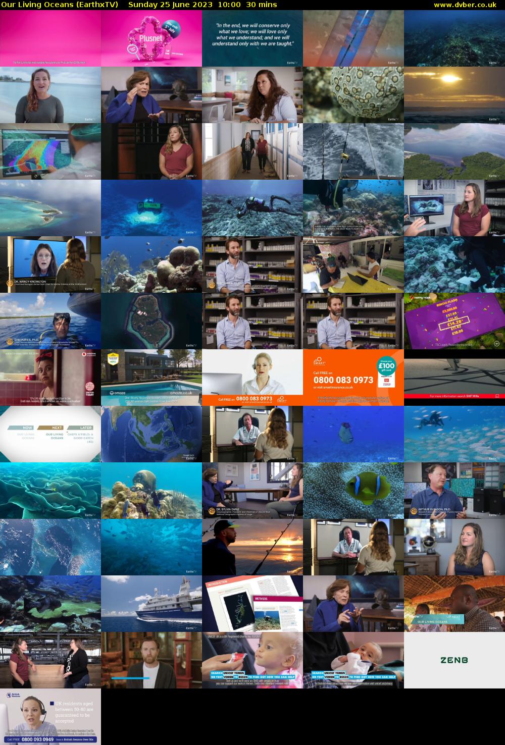 Our Living Oceans (EarthxTV) Sunday 25 June 2023 10:00 - 10:30