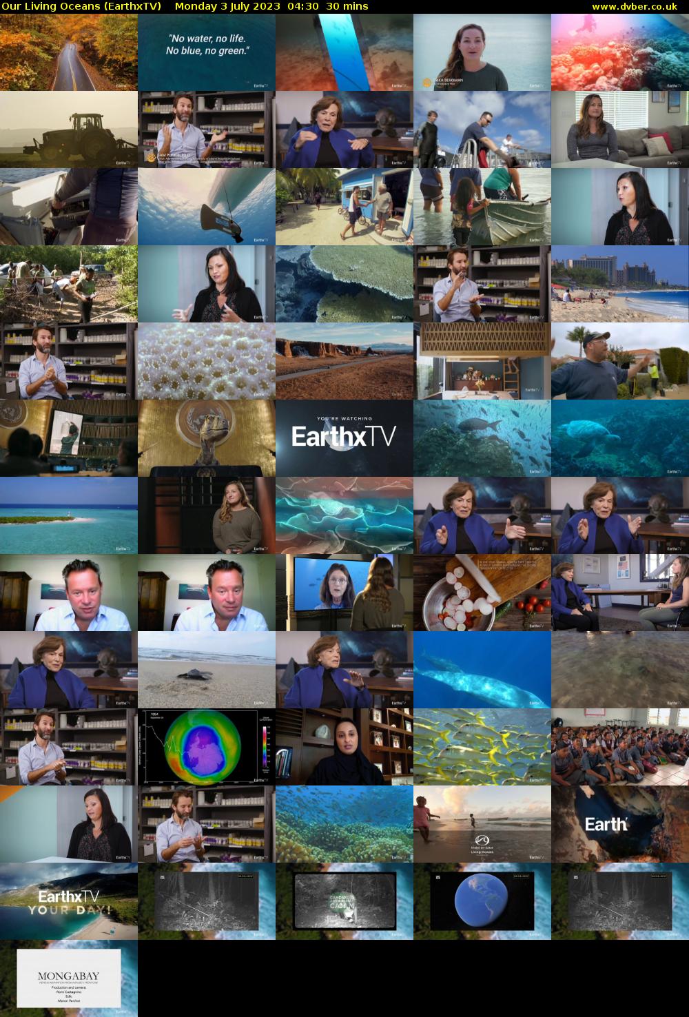 Our Living Oceans (EarthxTV) Monday 3 July 2023 04:30 - 05:00