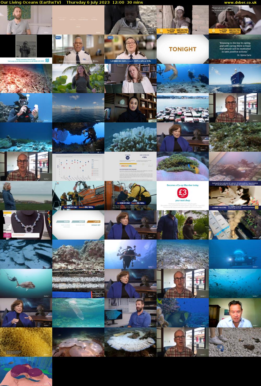 Our Living Oceans (EarthxTV) Thursday 6 July 2023 12:00 - 12:30