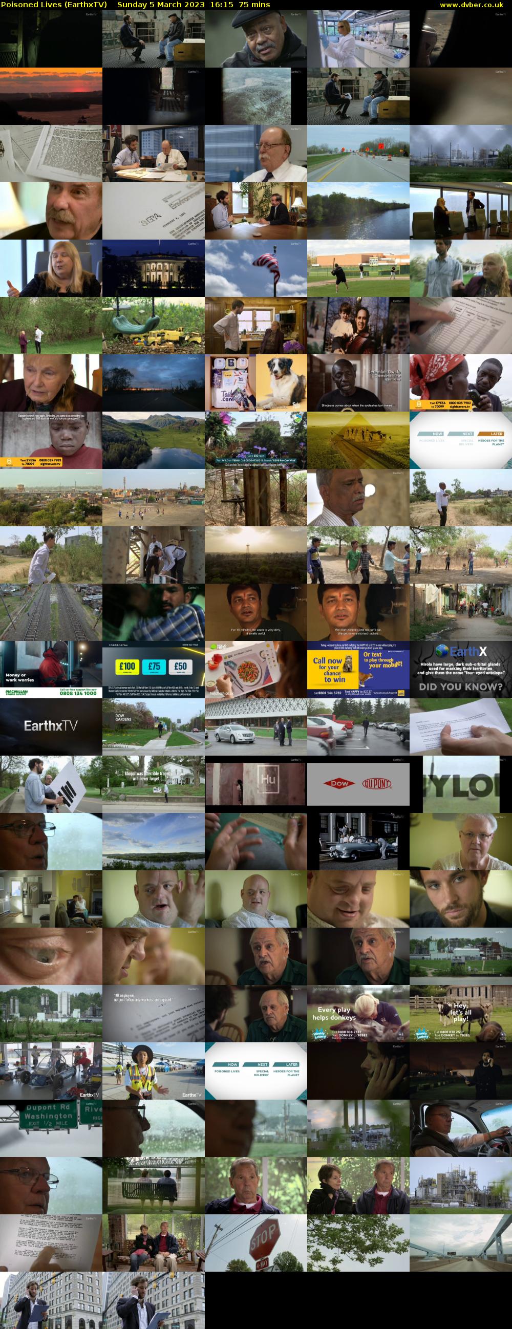 Poisoned Lives (EarthxTV) Sunday 5 March 2023 16:15 - 17:30