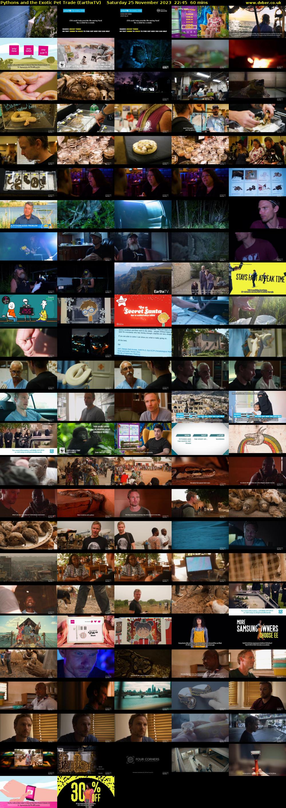 Pythons and the Exotic Pet Trade (EarthxTV) Saturday 25 November 2023 22:45 - 23:45