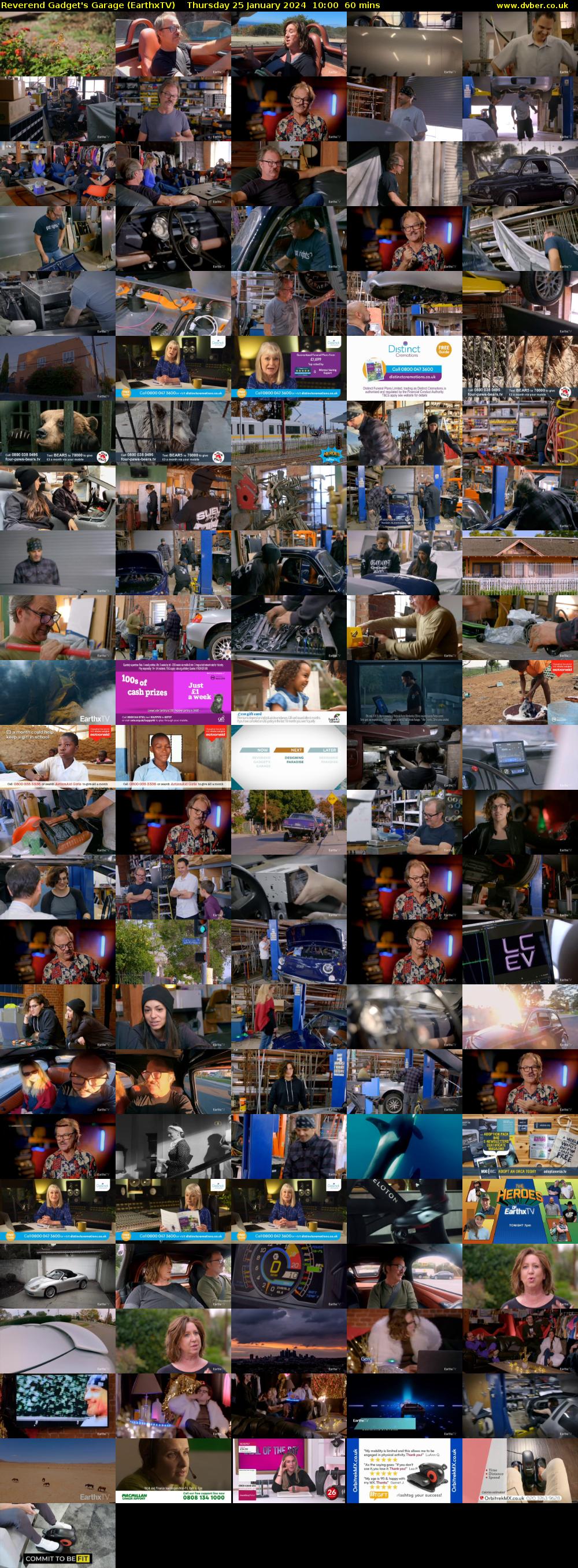 Reverend Gadget's Garage (EarthxTV) Thursday 25 January 2024 10:00 - 11:00