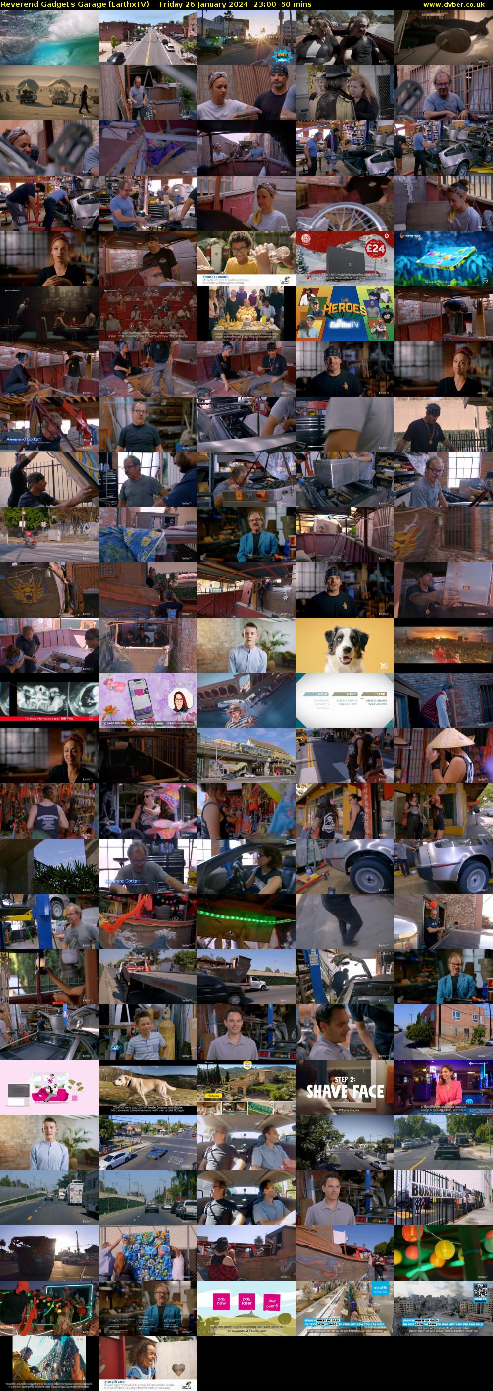 Reverend Gadget's Garage (EarthxTV) Friday 26 January 2024 23:00 - 00:00