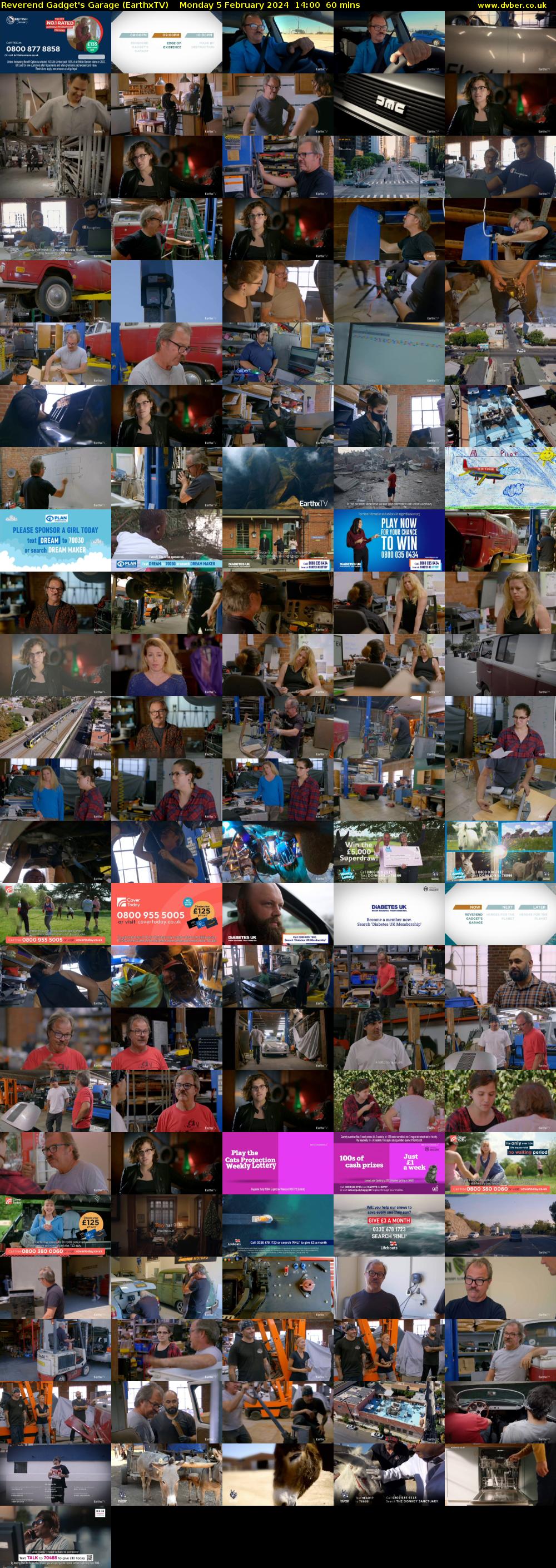 Reverend Gadget's Garage (EarthxTV) Monday 5 February 2024 14:00 - 15:00