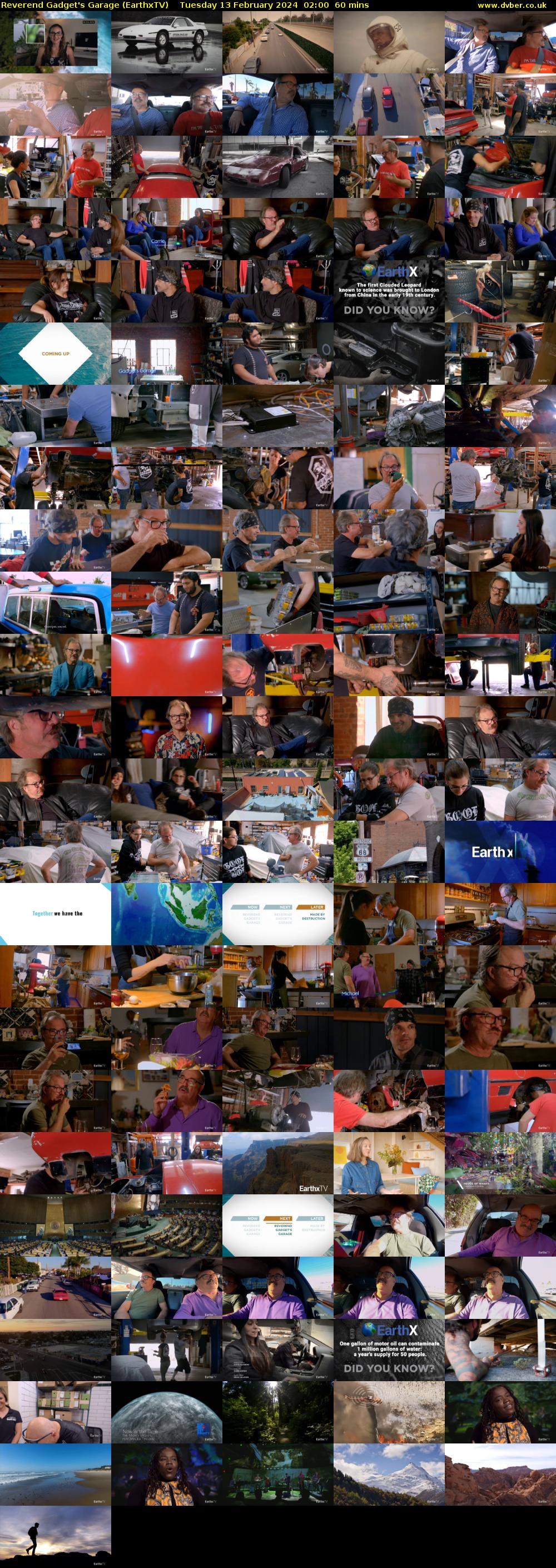 Reverend Gadget's Garage (EarthxTV) Tuesday 13 February 2024 02:00 - 03:00