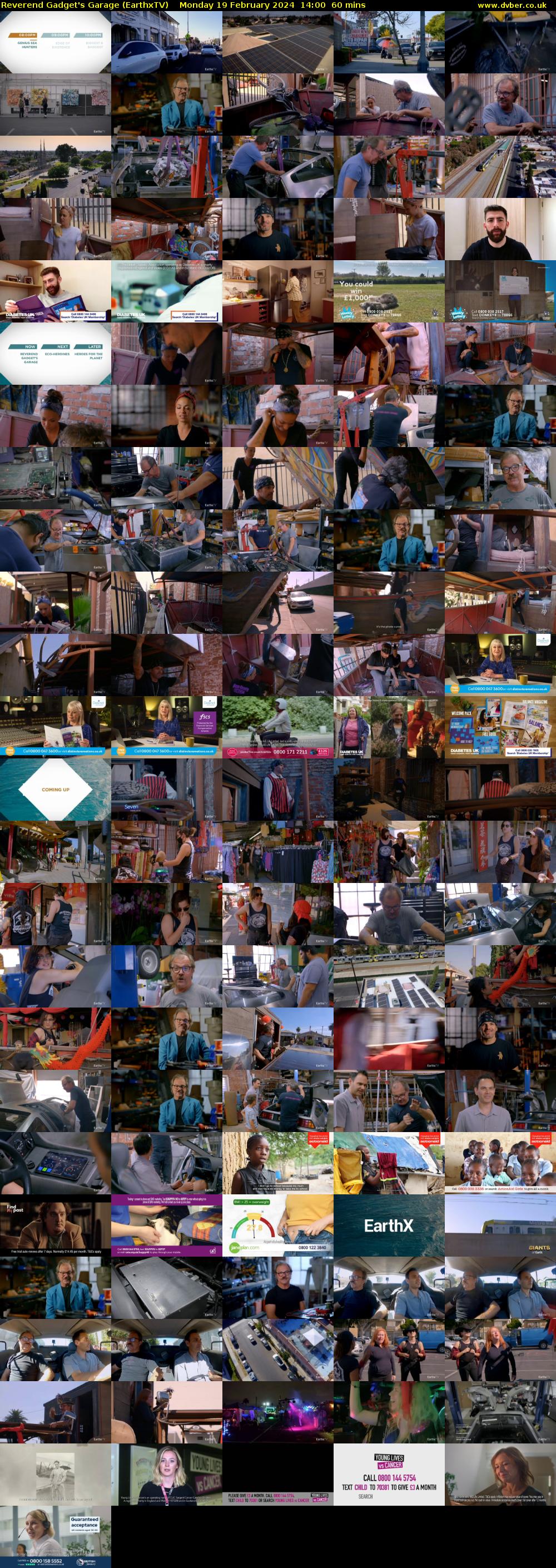 Reverend Gadget's Garage (EarthxTV) Monday 19 February 2024 14:00 - 15:00