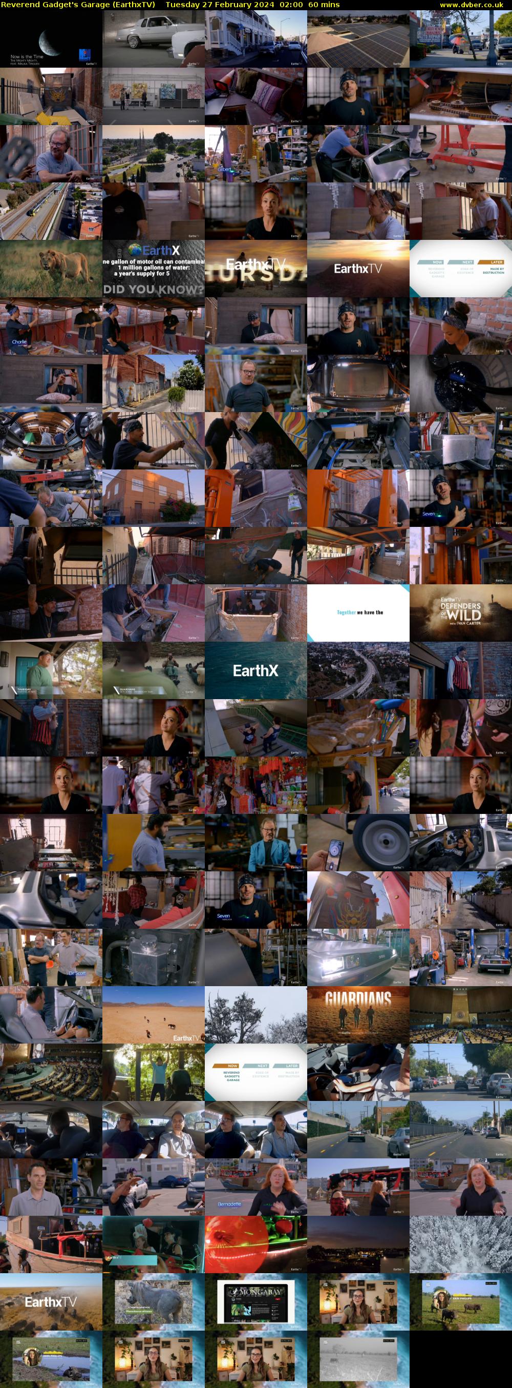 Reverend Gadget's Garage (EarthxTV) Tuesday 27 February 2024 02:00 - 03:00