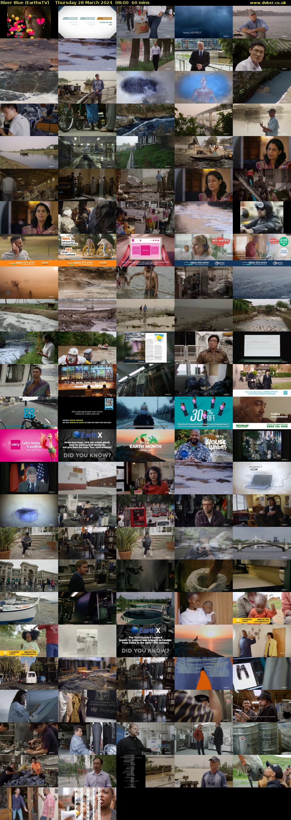 River Blue (EarthxTV) Thursday 28 March 2024 08:00 - 09:00