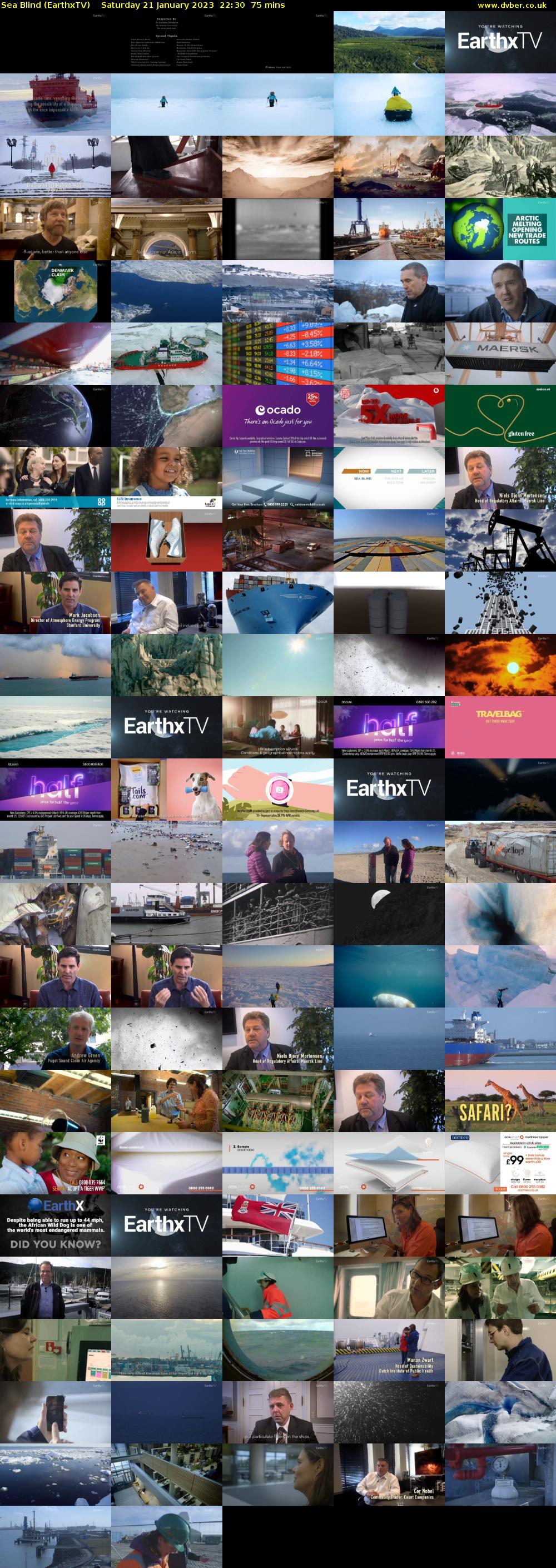 Sea Blind (EarthxTV) Saturday 21 January 2023 22:30 - 23:45