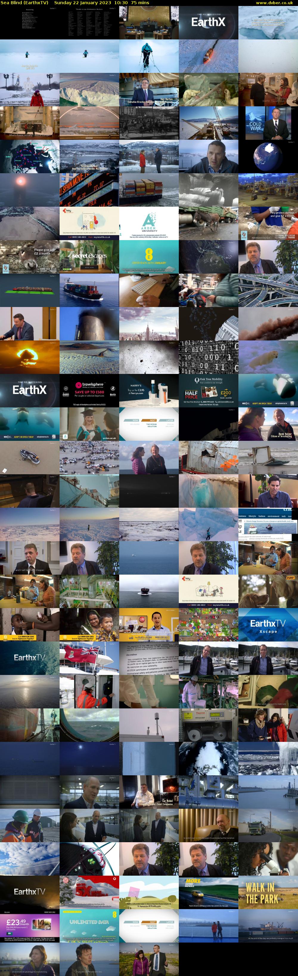 Sea Blind (EarthxTV) Sunday 22 January 2023 10:30 - 11:45