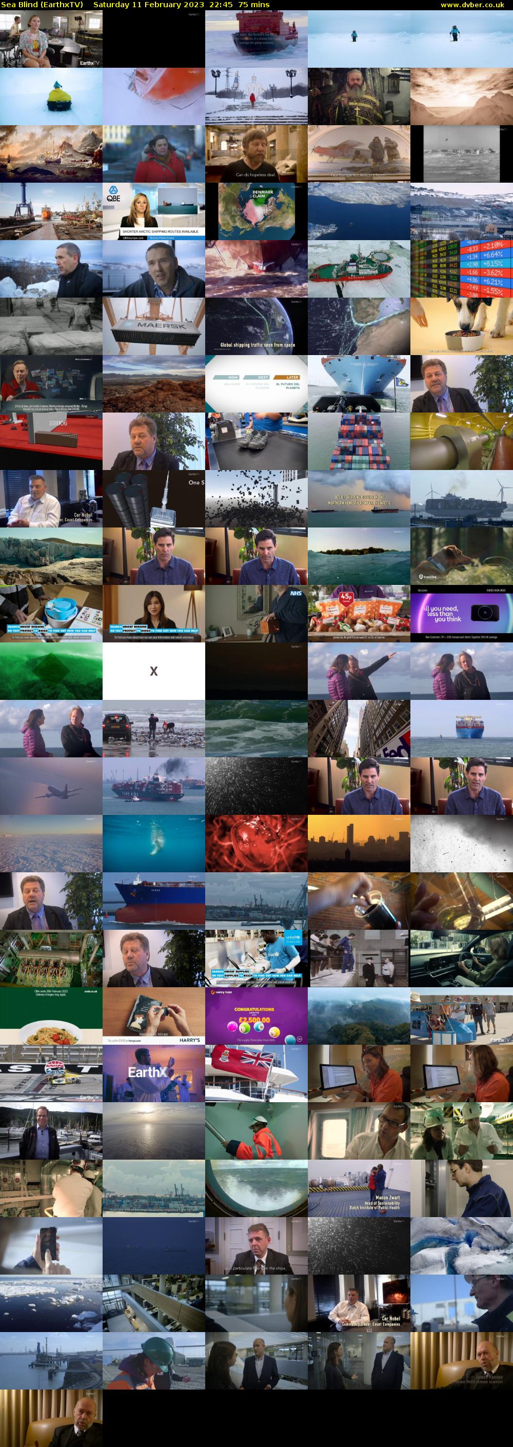 Sea Blind (EarthxTV) Saturday 11 February 2023 22:45 - 00:00