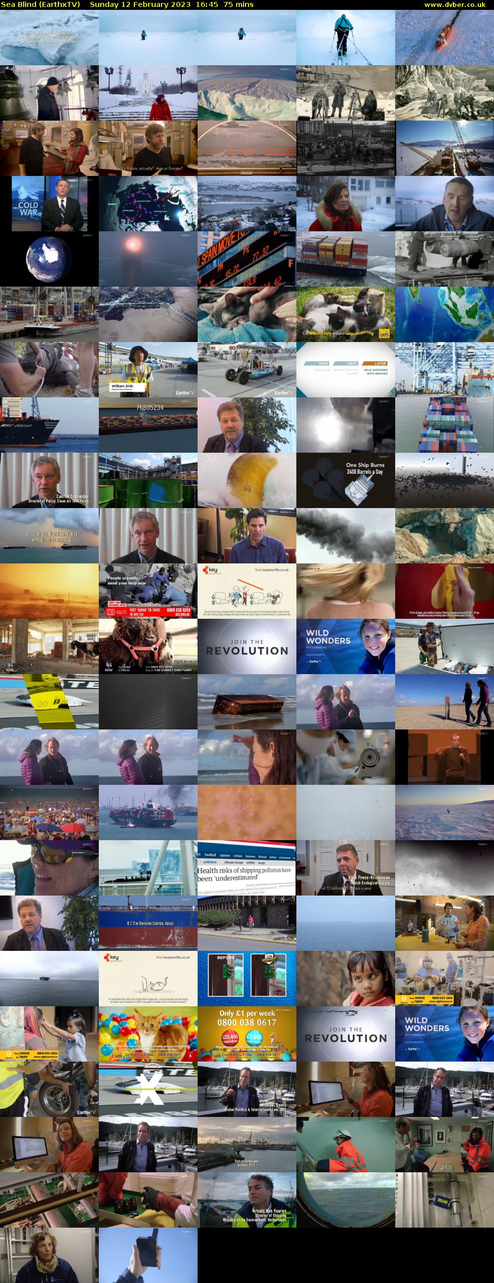 Sea Blind (EarthxTV) Sunday 12 February 2023 16:45 - 18:00