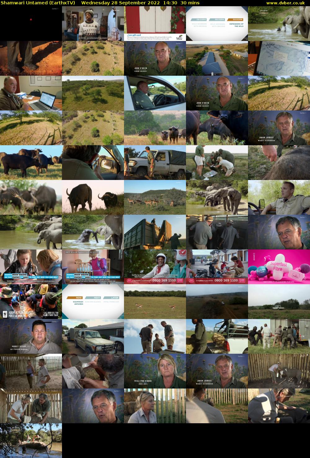 Shamwari Untamed (EarthxTV) Wednesday 28 September 2022 14:30 - 15:00