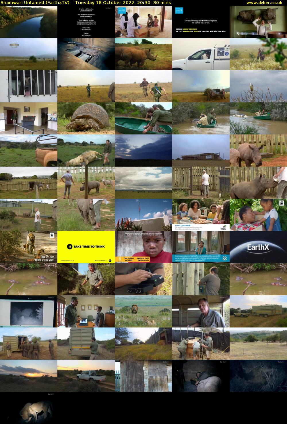 Shamwari Untamed (EarthxTV) Tuesday 18 October 2022 20:30 - 21:00