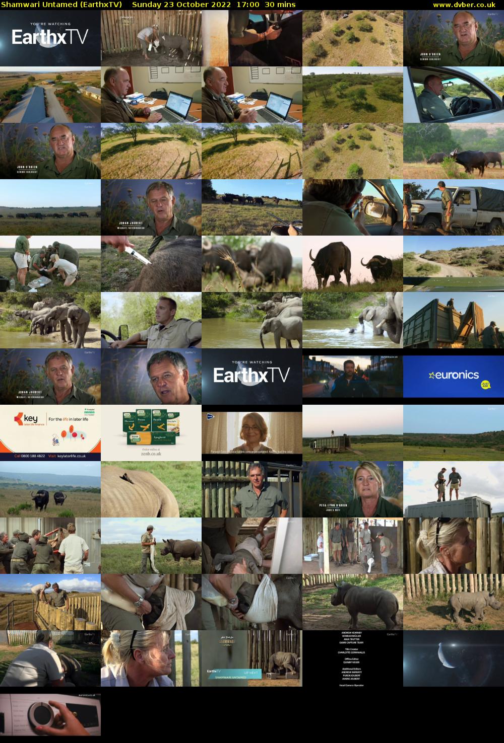 Shamwari Untamed (EarthxTV) Sunday 23 October 2022 17:00 - 17:30
