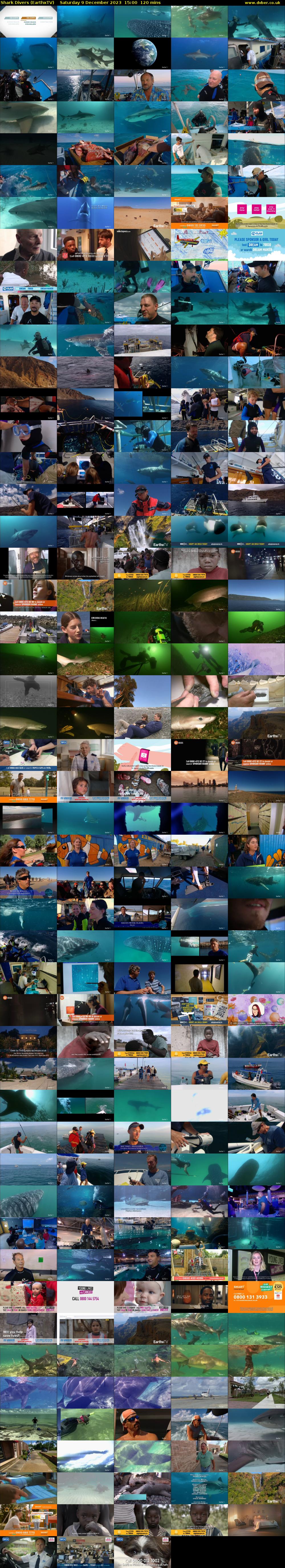 Shark Divers (EarthxTV) Saturday 9 December 2023 15:00 - 17:00
