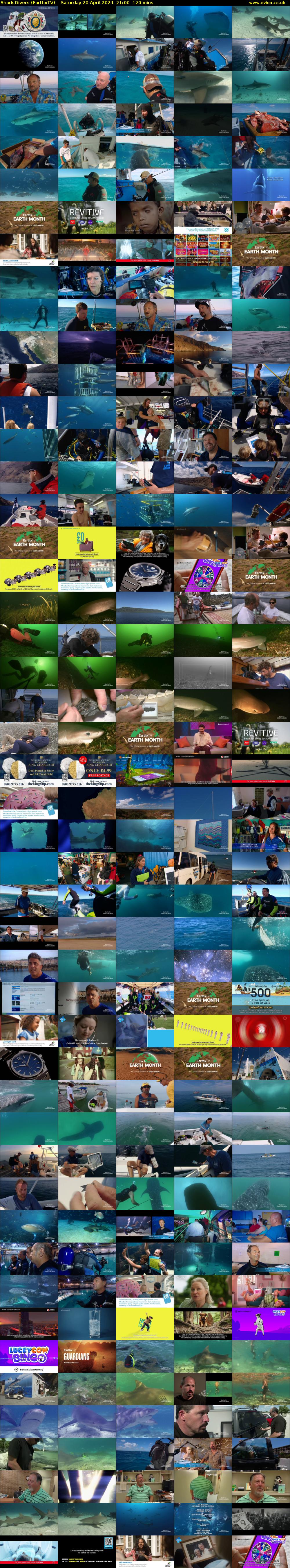 Shark Divers (EarthxTV) Saturday 20 April 2024 21:00 - 23:00