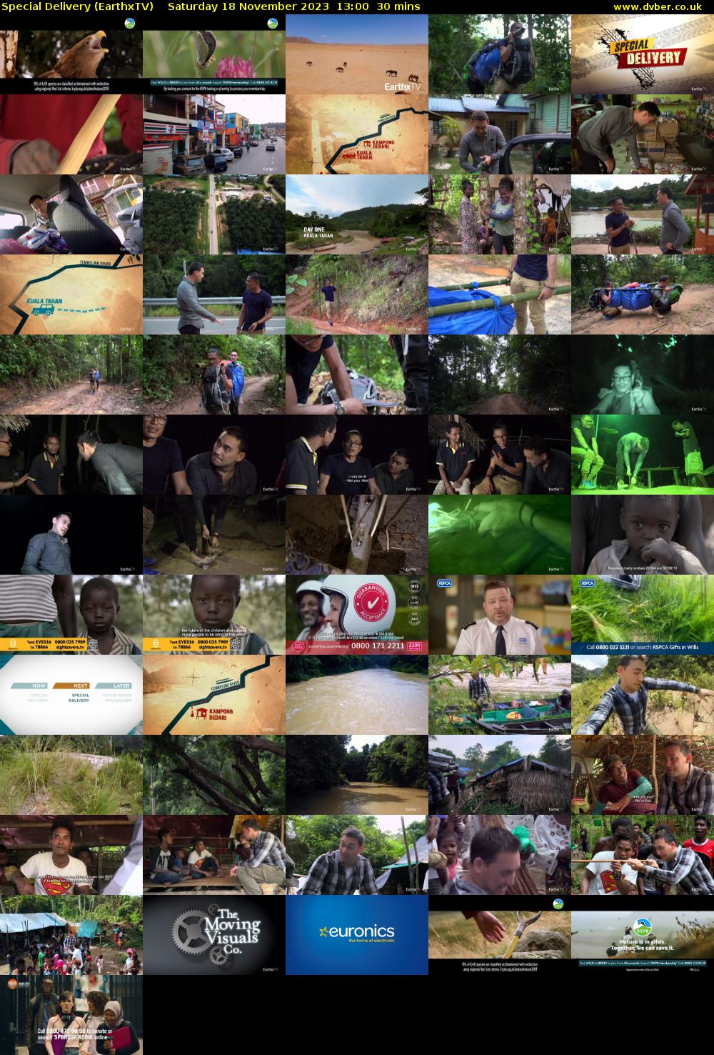 Special Delivery (EarthxTV) Saturday 18 November 2023 13:00 - 13:30