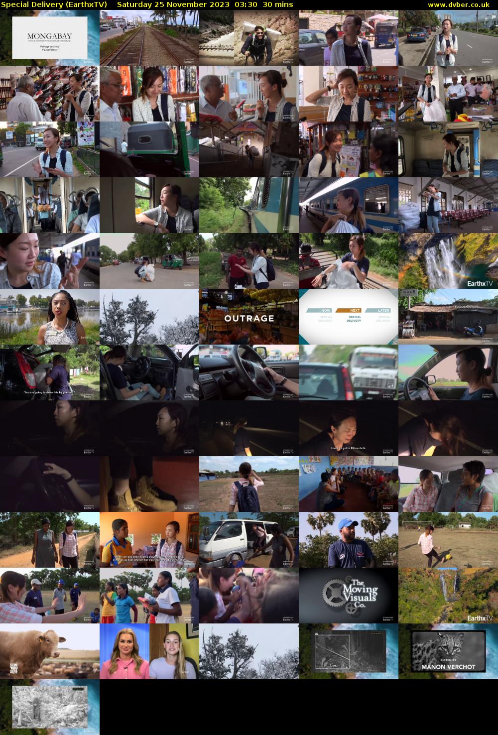 Special Delivery (EarthxTV) Saturday 25 November 2023 03:30 - 04:00