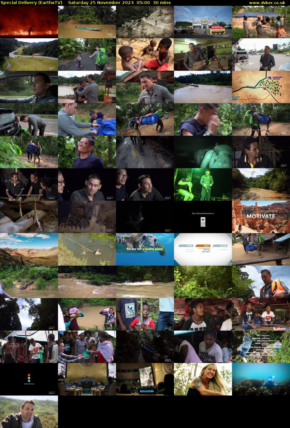 Special Delivery (EarthxTV) Saturday 25 November 2023 05:00 - 05:30