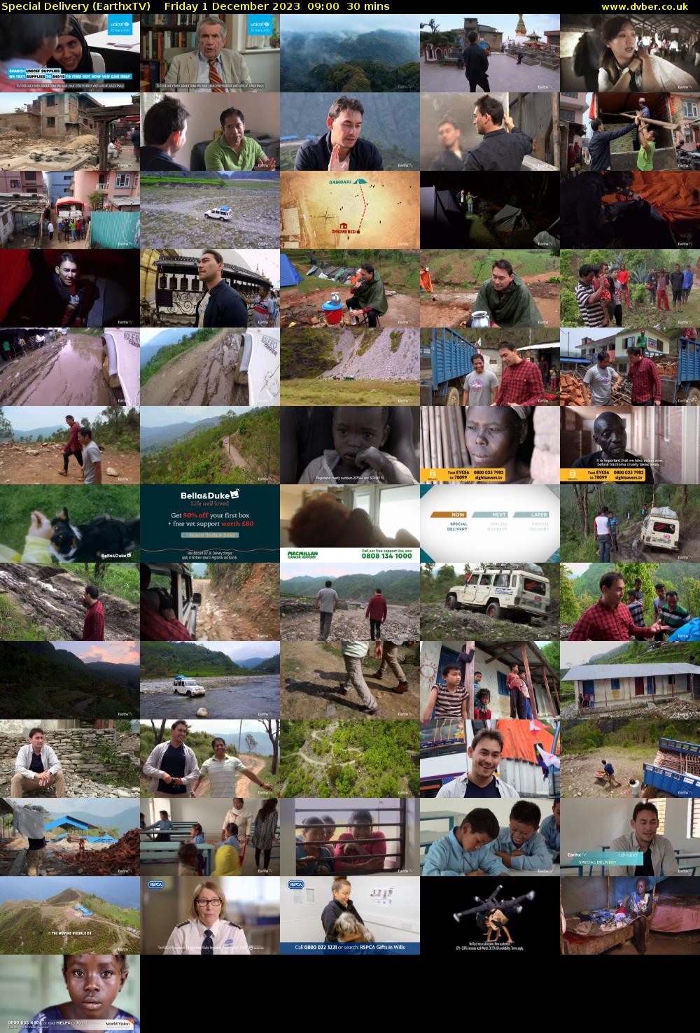 Special Delivery (EarthxTV) Friday 1 December 2023 09:00 - 09:30