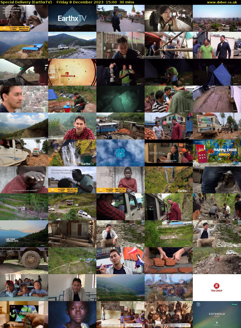 Special Delivery (EarthxTV) Friday 8 December 2023 15:00 - 15:30