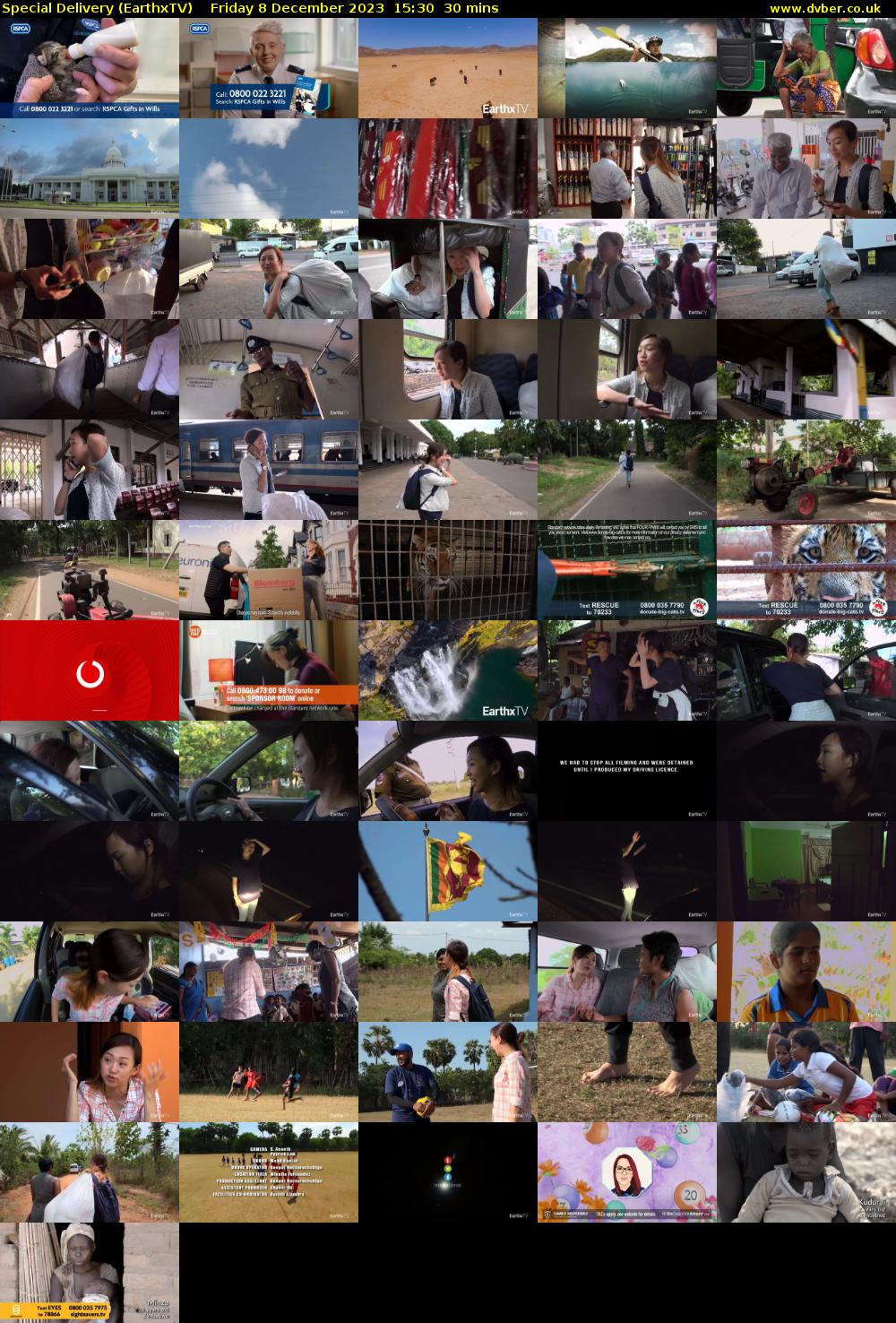 Special Delivery (EarthxTV) Friday 8 December 2023 15:30 - 16:00