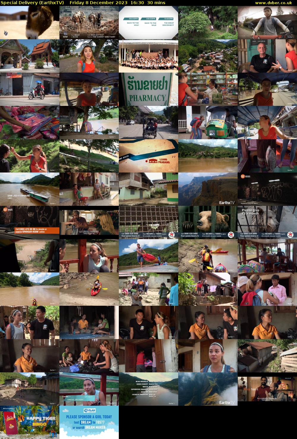 Special Delivery (EarthxTV) Friday 8 December 2023 16:30 - 17:00
