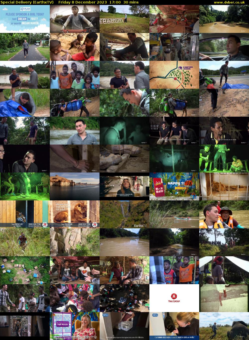 Special Delivery (EarthxTV) Friday 8 December 2023 17:00 - 17:30