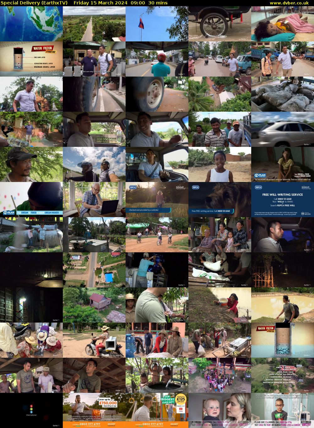 Special Delivery (EarthxTV) Friday 15 March 2024 09:00 - 09:30