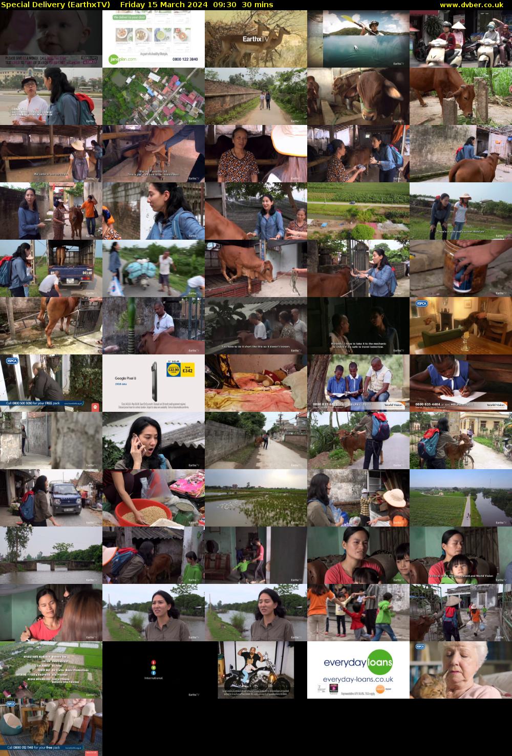 Special Delivery (EarthxTV) Friday 15 March 2024 09:30 - 10:00