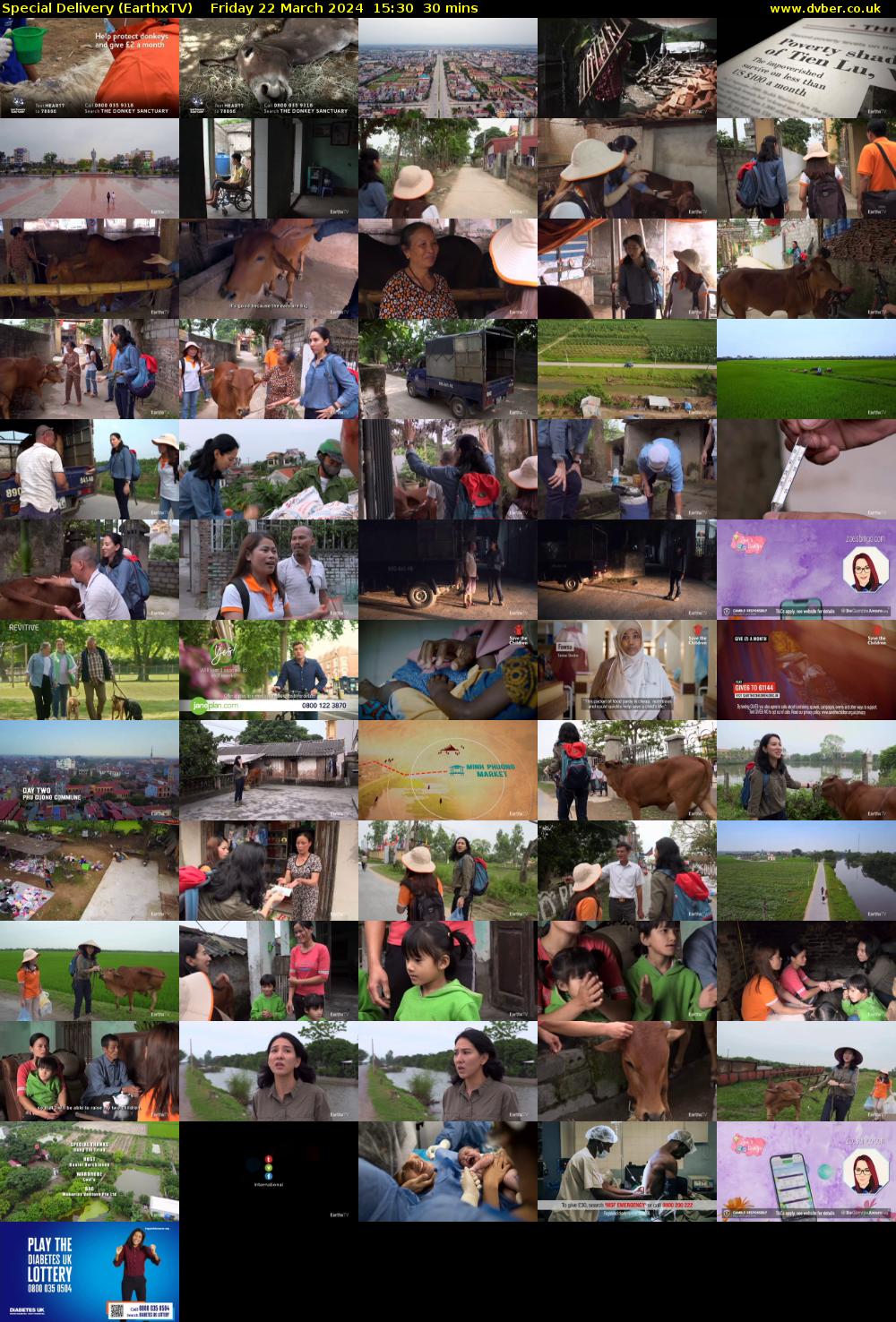 Special Delivery (EarthxTV) Friday 22 March 2024 15:30 - 16:00