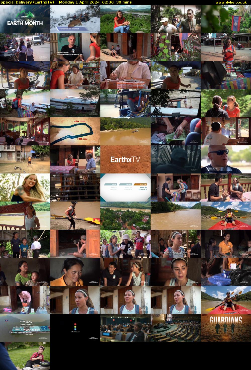 Special Delivery (EarthxTV) Monday 1 April 2024 02:30 - 03:00