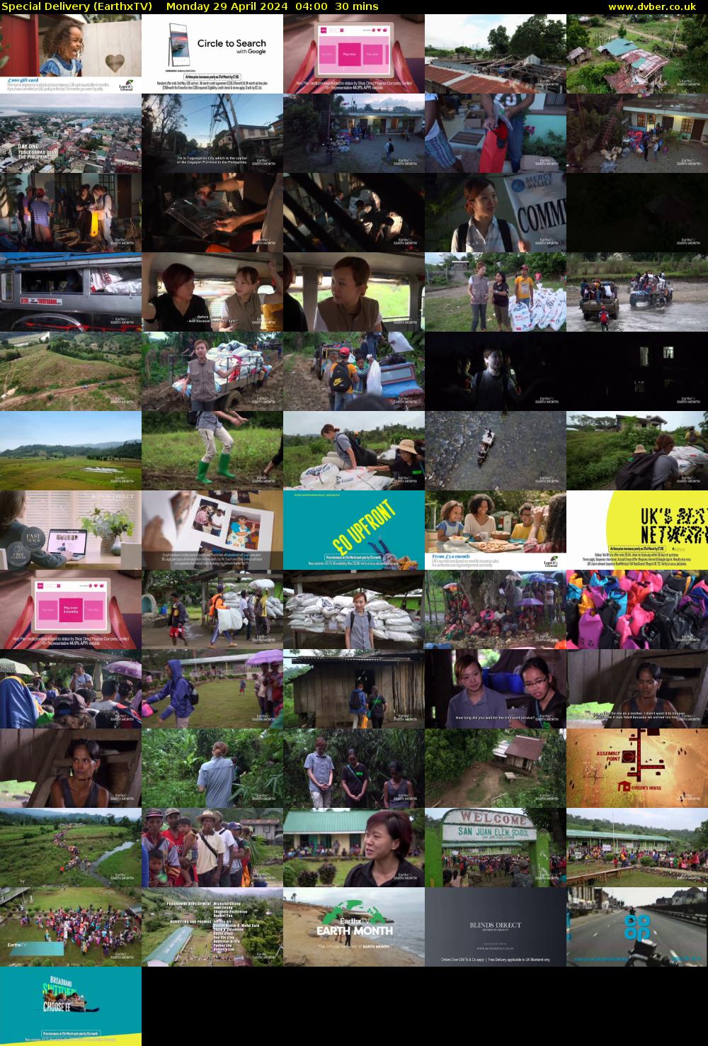 Special Delivery (EarthxTV) Monday 29 April 2024 04:00 - 04:30