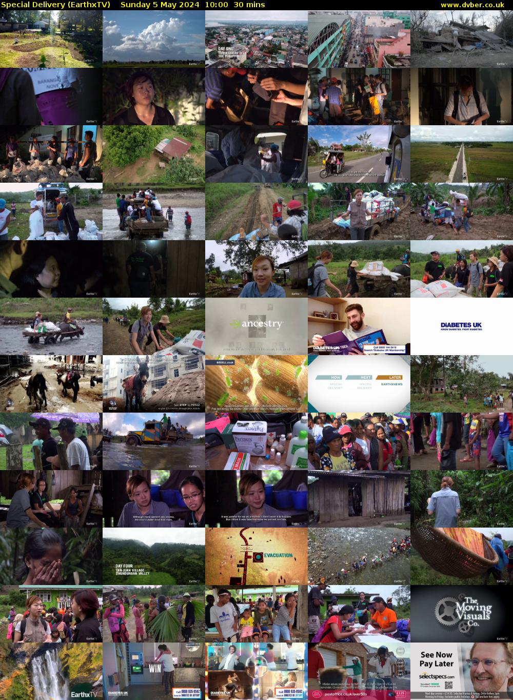 Special Delivery (EarthxTV) Sunday 5 May 2024 10:00 - 10:30