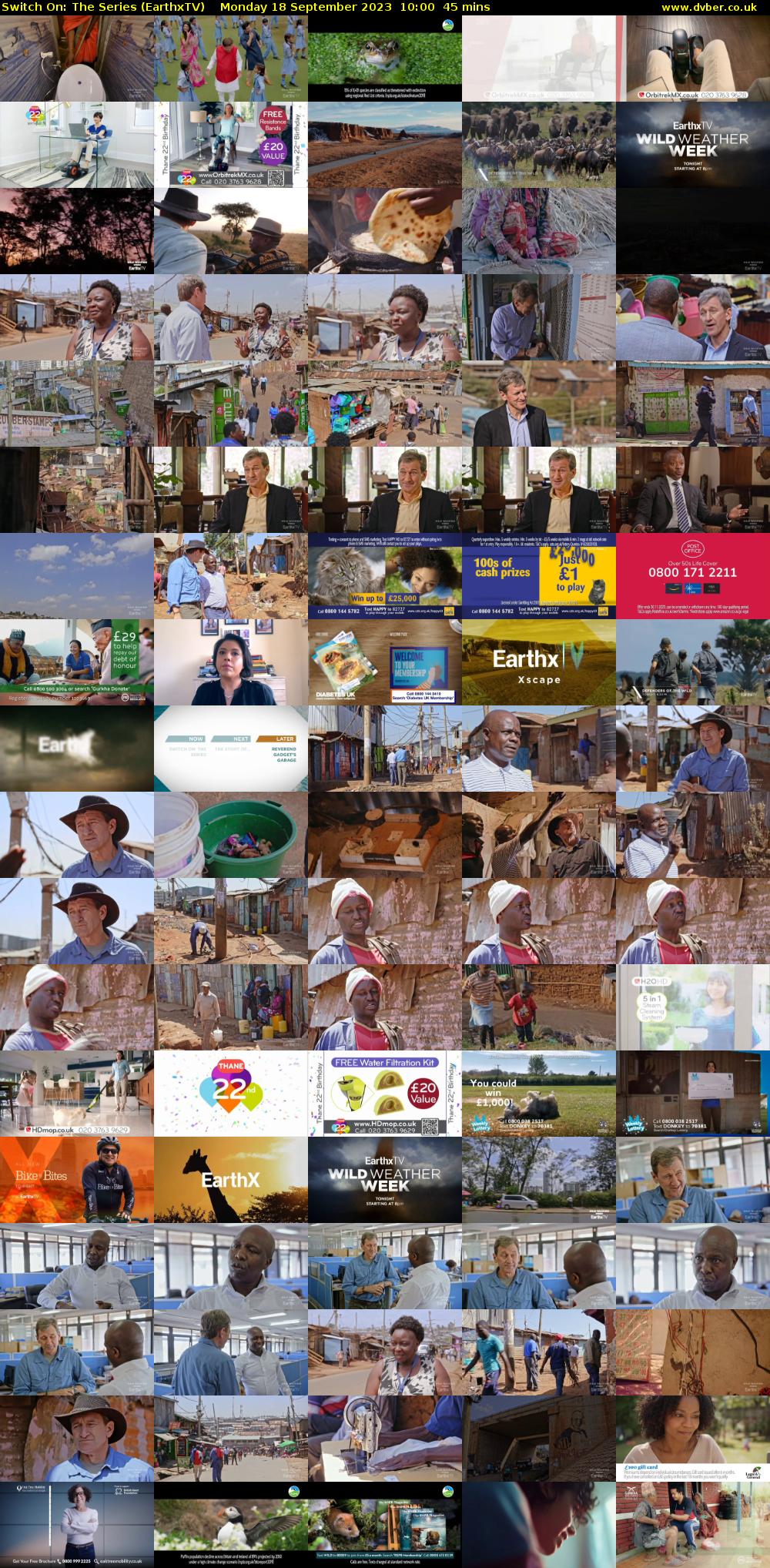 Switch On: The Series (EarthxTV) Monday 18 September 2023 10:00 - 10:45