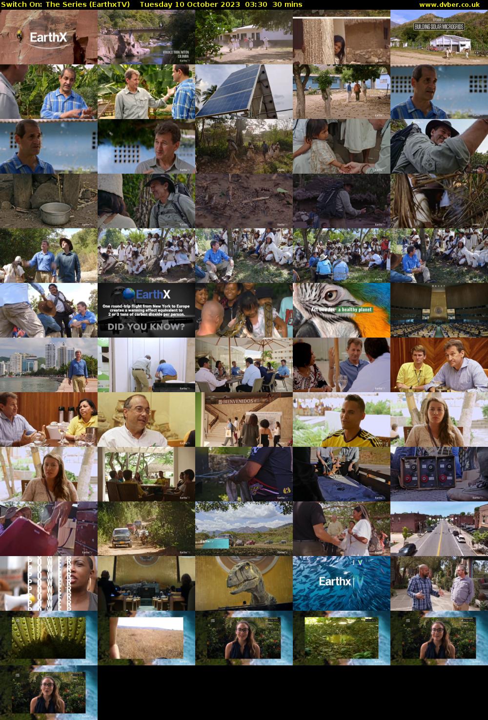 Switch On: The Series (EarthxTV) Tuesday 10 October 2023 03:30 - 04:00