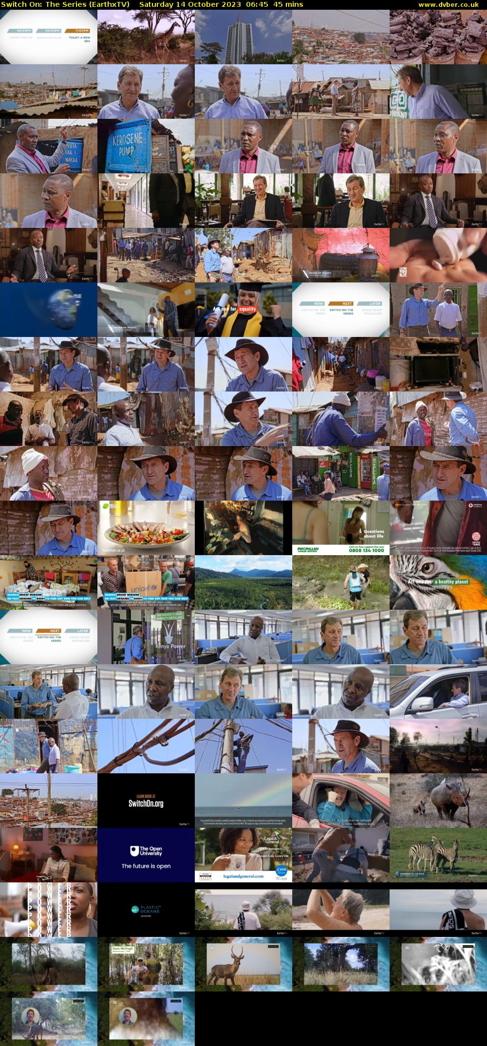 Switch On: The Series (EarthxTV) Saturday 14 October 2023 06:45 - 07:30