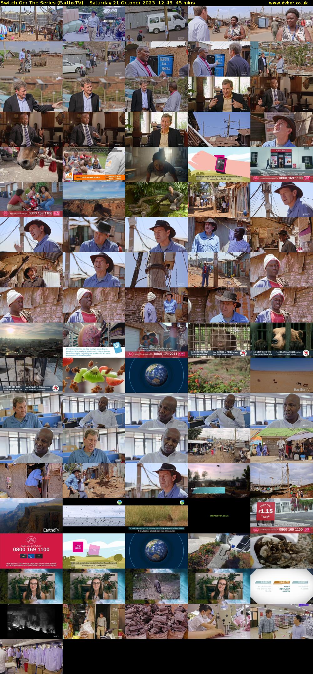 Switch On: The Series (EarthxTV) Saturday 21 October 2023 12:45 - 13:30