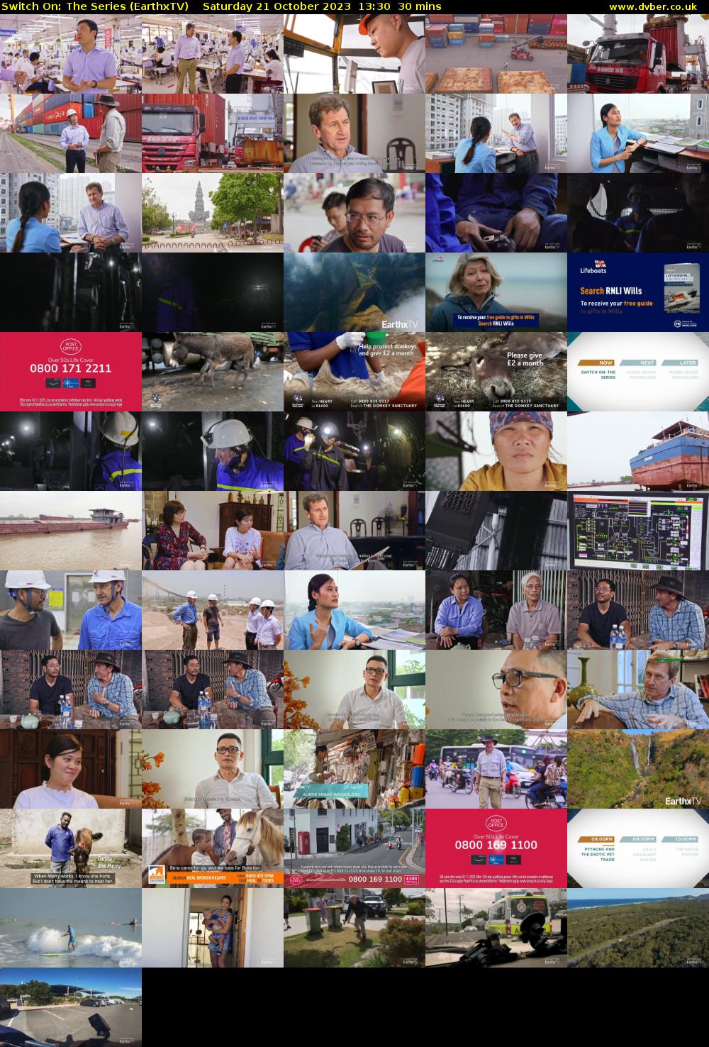 Switch On: The Series (EarthxTV) Saturday 21 October 2023 13:30 - 14:00