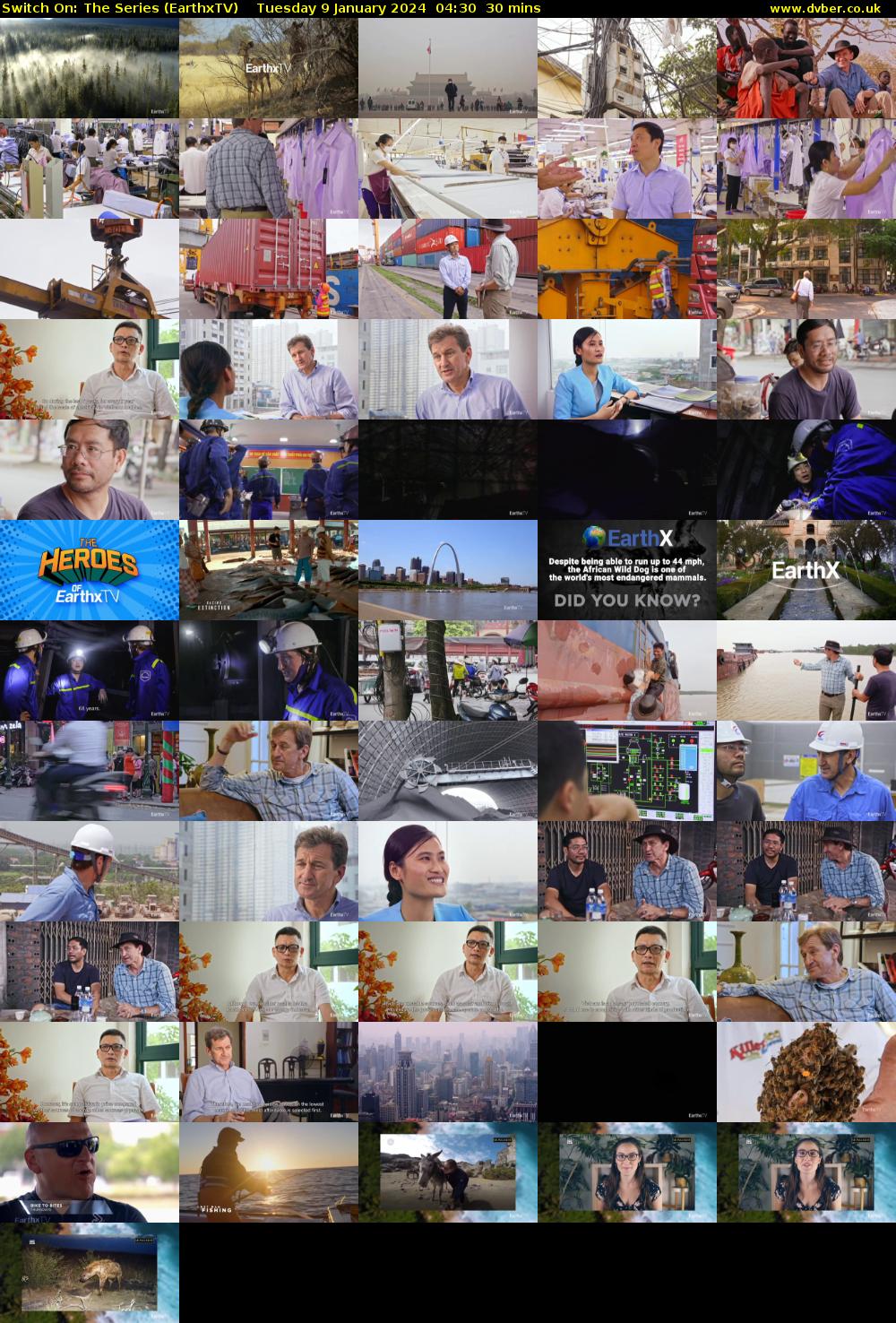 Switch On: The Series (EarthxTV) Tuesday 9 January 2024 04:30 - 05:00