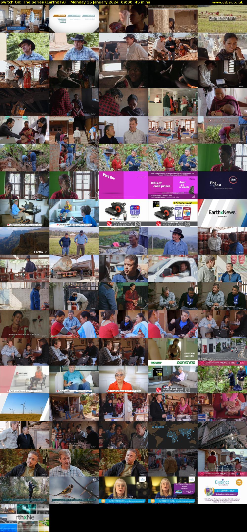 Switch On: The Series (EarthxTV) Monday 15 January 2024 09:00 - 09:45