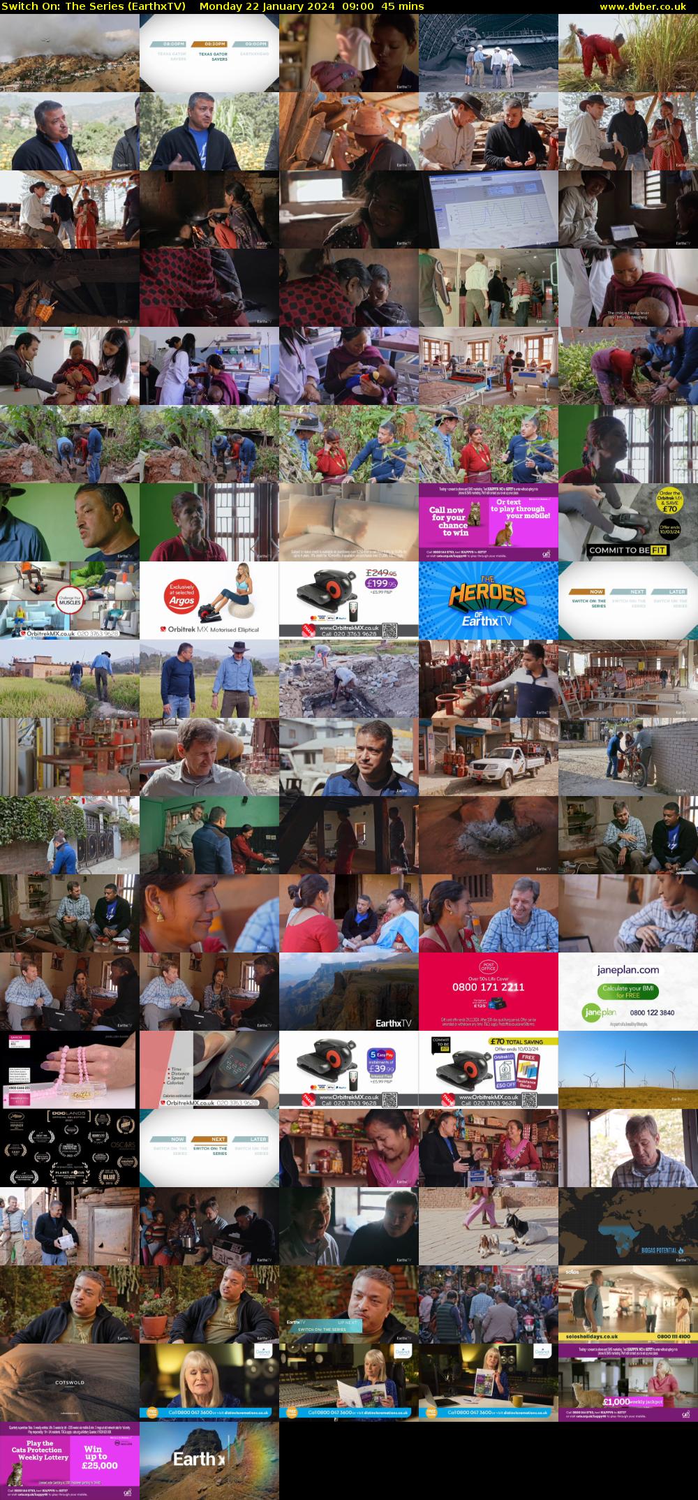 Switch On: The Series (EarthxTV) Monday 22 January 2024 09:00 - 09:45