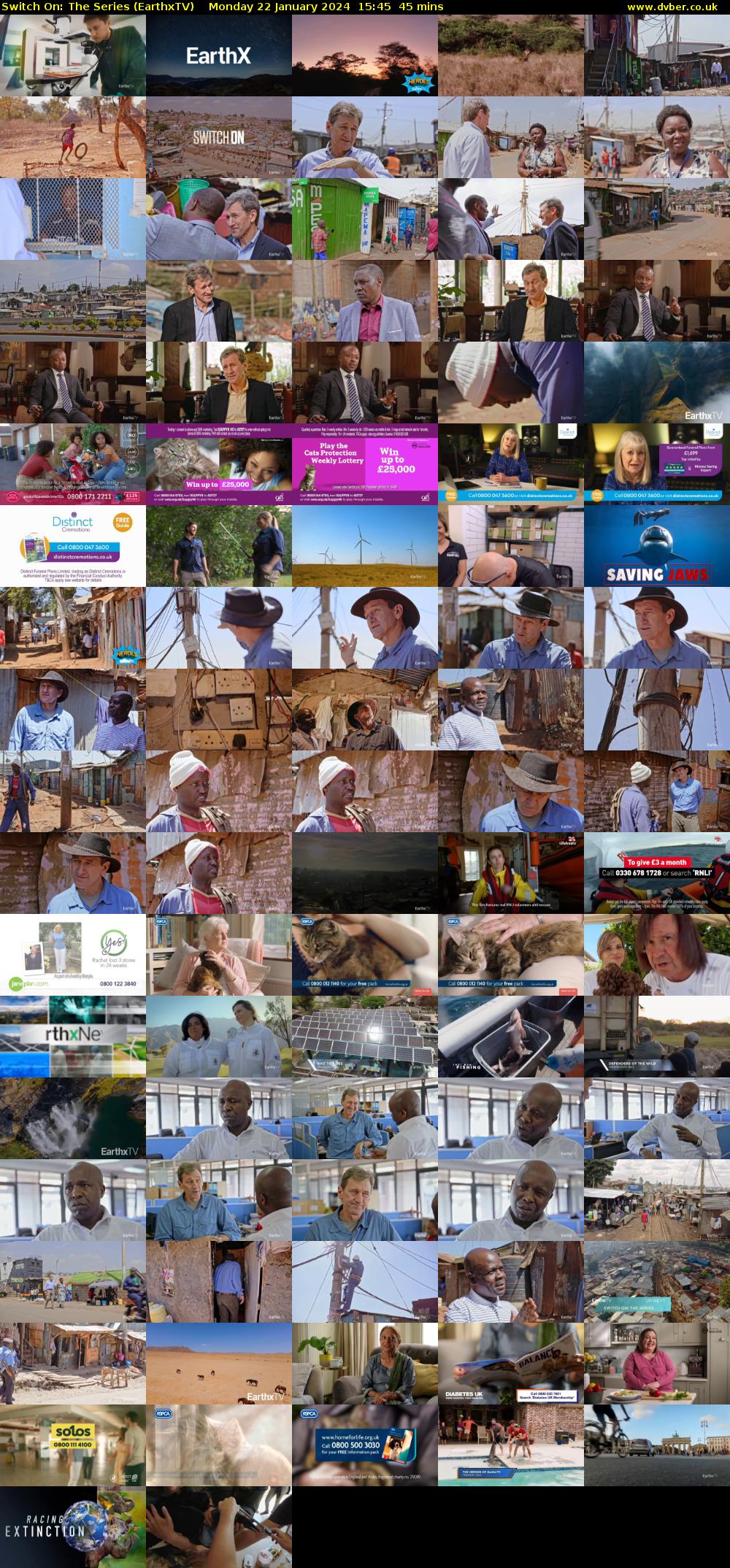 Switch On: The Series (EarthxTV) Monday 22 January 2024 15:45 - 16:30