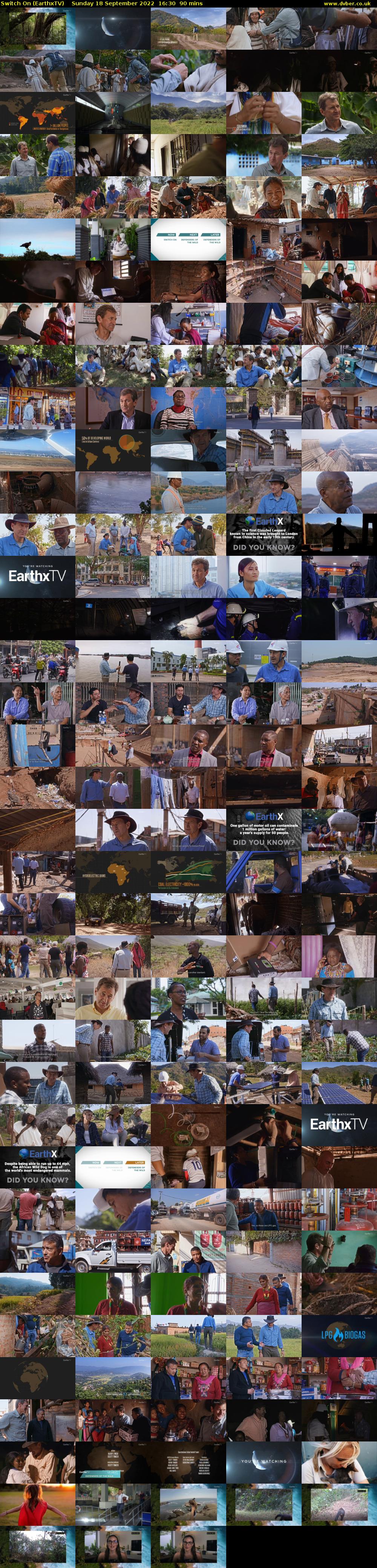 Switch On (EarthxTV) Sunday 18 September 2022 16:30 - 18:00