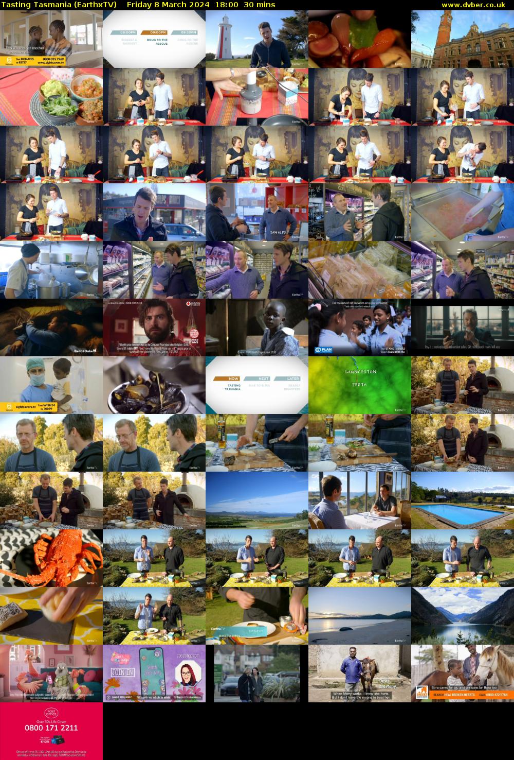 Tasting Tasmania (EarthxTV) Friday 8 March 2024 18:00 - 18:30